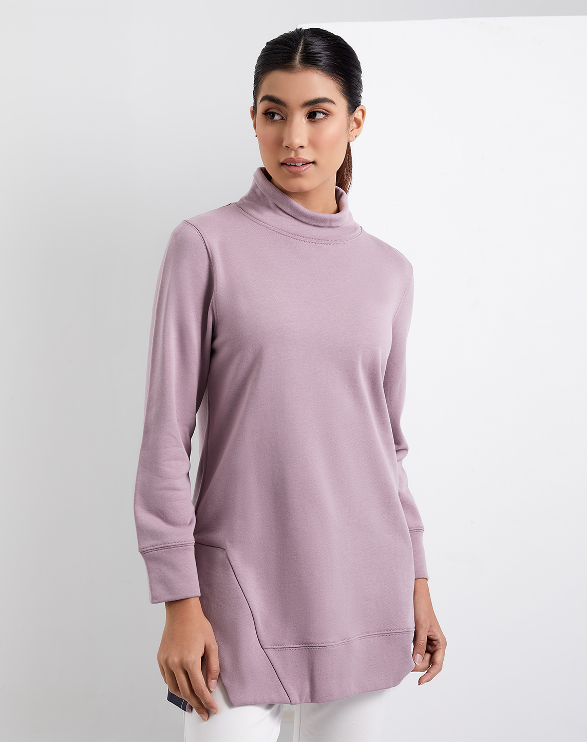 NICOLE SWEATSHIRT IN LIGHT PURPLE